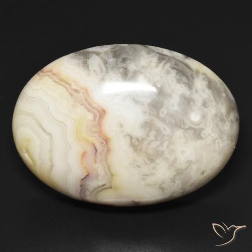 46.47ct Naturale Multicolore Diaspro, Ovale, Opaco