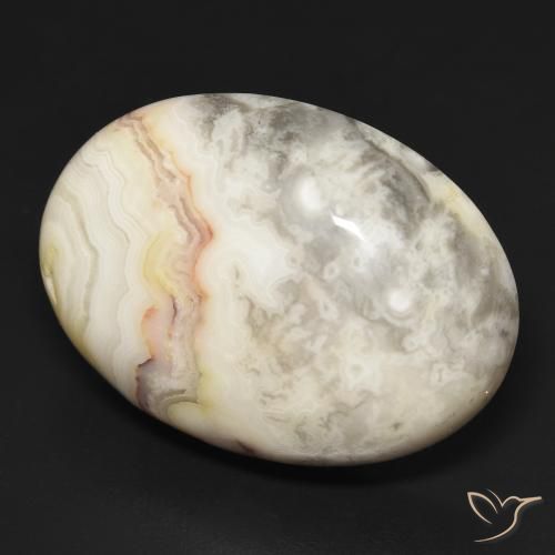 Diaspro Multicolore naturale da 46.47 ct, Ovale, Opaco