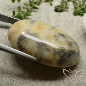 Diaspro Multicolore naturale da 62.76 ct, Ovale, Opaco