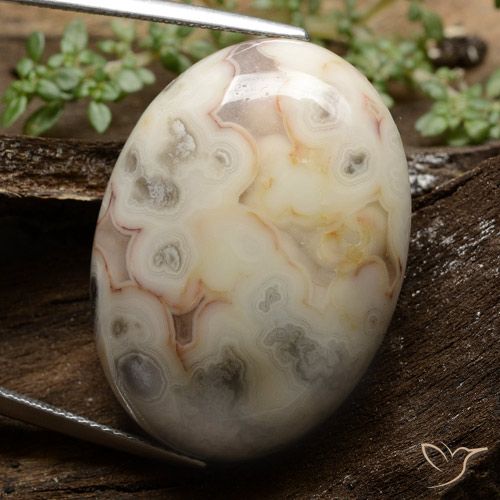 44.66ct Naturale Multicolore Diaspro, Ovale, Opaco