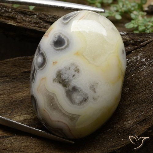 45.18ct Naturale Multicolore Diaspro, Ovale, Opaco