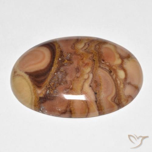 Diaspro Multicolore naturale da 23.08 ct, Ovale, Opaco