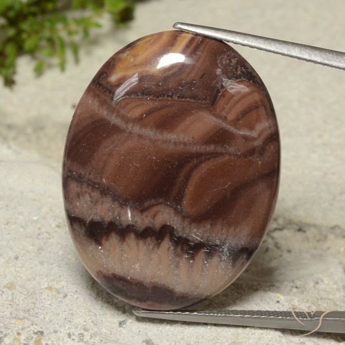 26.28ct Naturale Multicolore Diaspro, Ovale, Opaco