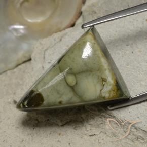 Diaspro Multicolore naturale da 17.87 ct, Taglio trillion, Opaco