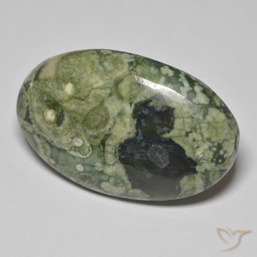 Diaspro Multicolore naturale da 33.43 ct, Ovale, Opaco