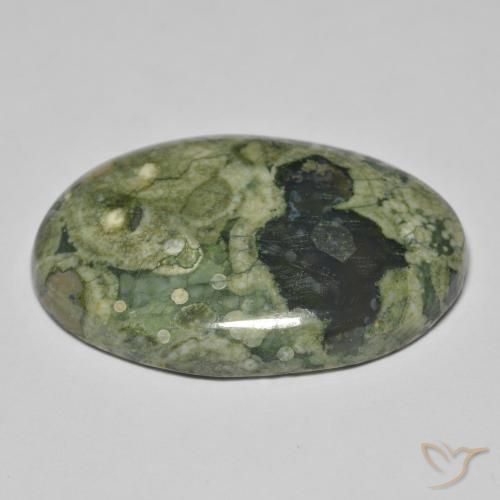 Diaspro Multicolore naturale da 33.43 ct, Ovale, Opaco