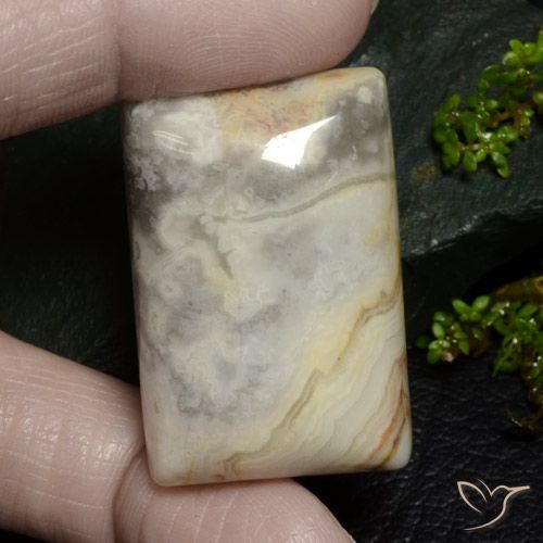 76.15ct Naturale Multicolore Diaspro, Taglio a baguette, Opaco