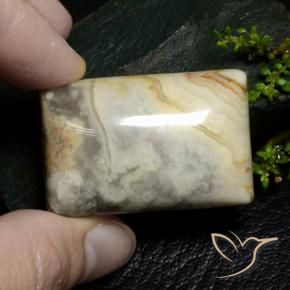 Diaspro Multicolore naturale da 76.15 ct, Taglio a baguette, Opaco