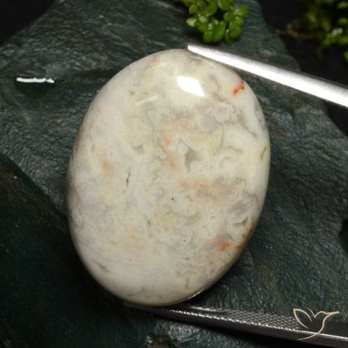 41.06ct Naturale Multicolore Diaspro, Ovale, Opaco