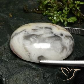 Diaspro Multicolore naturale da 46.92 ct, Ovale, Opaco