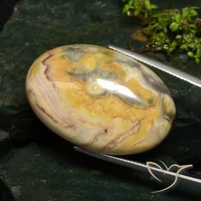 Diaspro Multicolore naturale da 63.09 ct, Ovale, Opaco