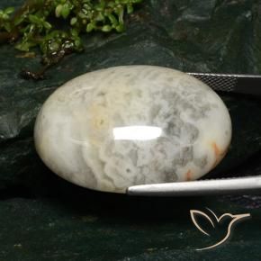 Diaspro Multicolore naturale da 46.37 ct, Ovale, Opaco