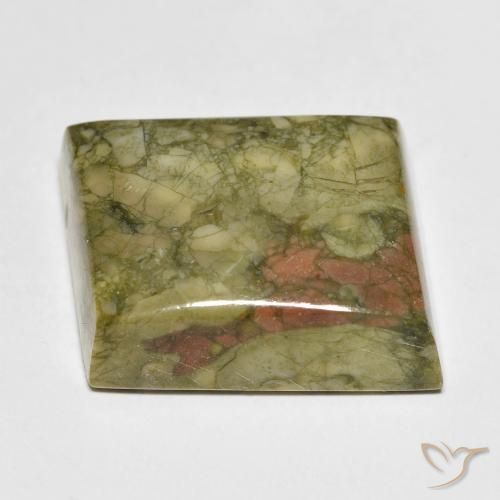Diaspro Multicolore naturale da 17.80 ct, Taglio a fantasia, Opaco