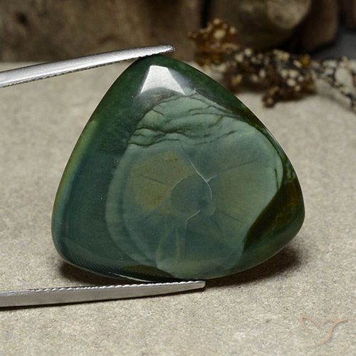 26.70ct Naturale Multicolore Diaspro, Forma a pera, Opaco