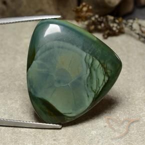 Diaspro Multicolore naturale da 26.70 ct, Forma a pera, Opaco