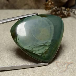 Diaspro Multicolore naturale da 26.70 ct, Forma a pera, Opaco