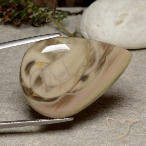 Diaspro Multicolore naturale da 32.33 ct, Forma a pera, Opaco