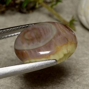 Diaspro Multicolore naturale da 5.51 ct, Taglio ovale, Opaco