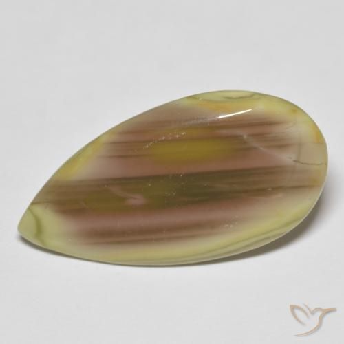 Diaspro Multicolore naturale da 18.10 ct, Forma a pera, Opaco