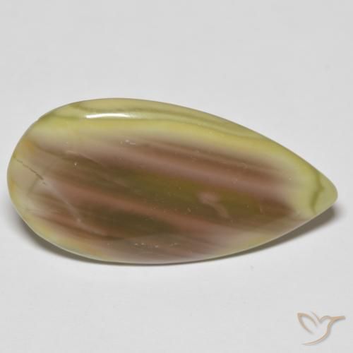Diaspro Multicolore naturale da 18.10 ct, Forma a pera, Opaco