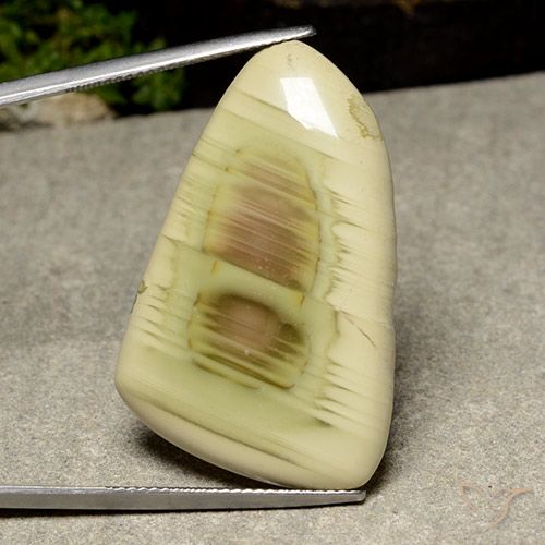 31.54ct Naturale Multicolore Diaspro, Taglio a fantasia, Opaco