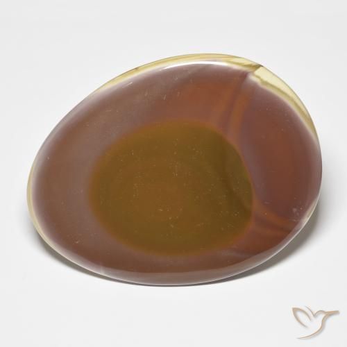 109.78ct Naturale Multicolore Diaspro, Ovale, Opaco