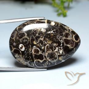 Diaspro Multicolore naturale da 39.93 ct, Forma a pera, Opaco