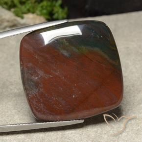 Diaspro Multicolore naturale da 32.72 ct, Cuscino, Opaco