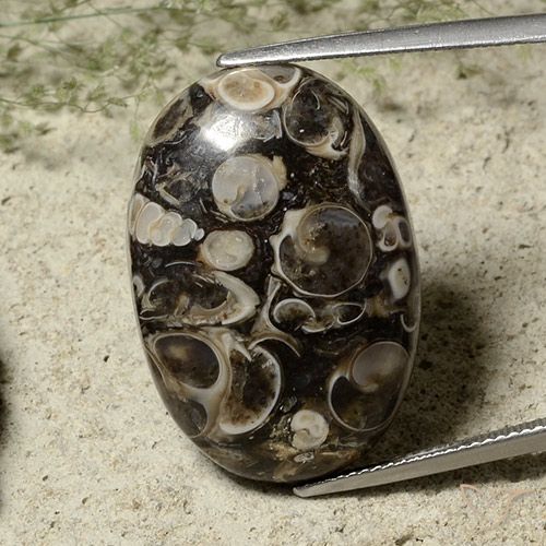 29.80ct Naturale Multicolore Diaspro, Ovale, Opaco