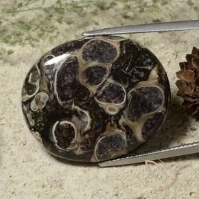 Diaspro Multicolore naturale da 28.37 ct, Ovale, Opaco
