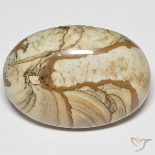 51.06ct Naturale Multicolore Diaspro, Ovale, Opaco