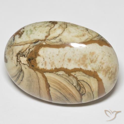 Diaspro Multicolore naturale da 51.06 ct, Ovale, Opaco