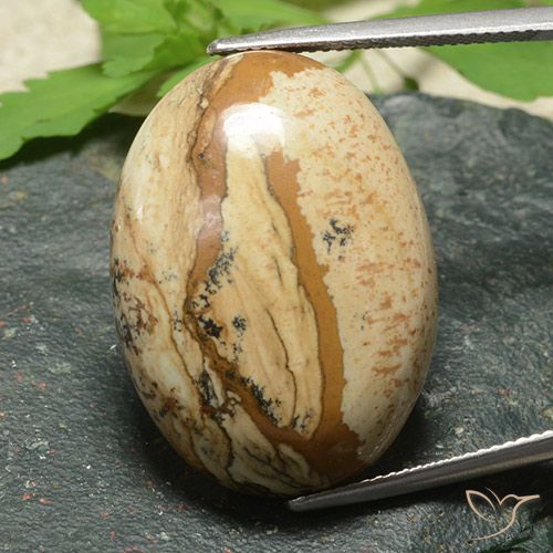 Diaspro Multicolore naturale da 36.65 ct, Ovale, Opaco