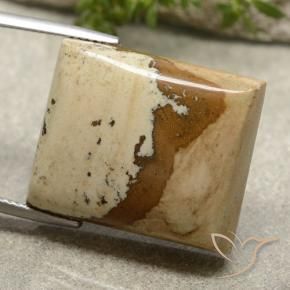 Diaspro Multicolore naturale da 29.59 ct, Taglio a baguette, Opaco