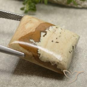 Diaspro Multicolore naturale da 29.59 ct, Taglio a baguette, Opaco