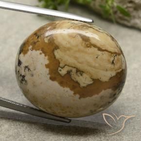 Diaspro Multicolore naturale da 31.27 ct, Ovale, Opaco