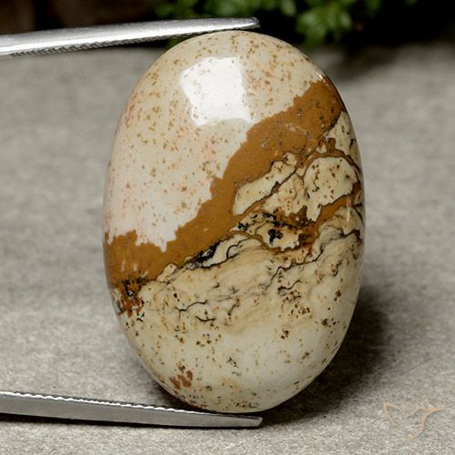 40.14ct Naturale Multicolore Diaspro, Ovale, Opaco