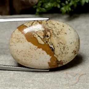 Diaspro Multicolore naturale da 40.14 ct, Ovale, Opaco