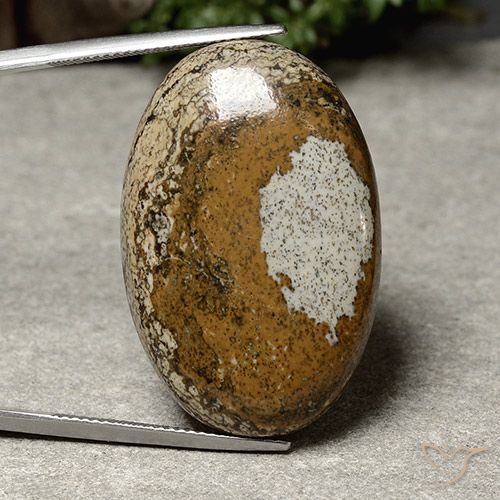 40.46ct Naturale Multicolore Diaspro, Ovale, Opaco