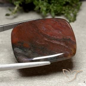 Diaspro Multicolore naturale da 51.51 ct, Cuscino, Opaco