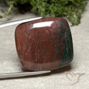 Diaspro Multicolore naturale da 30.25 ct, Cuscino, Opaco