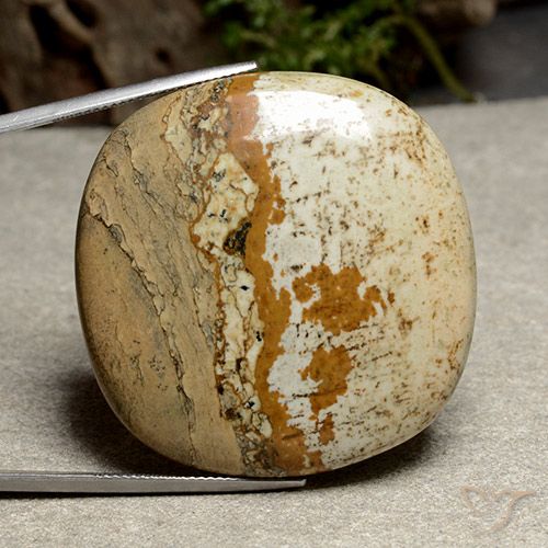 84.37ct Naturale Multicolore Diaspro, Cuscino, Opaco