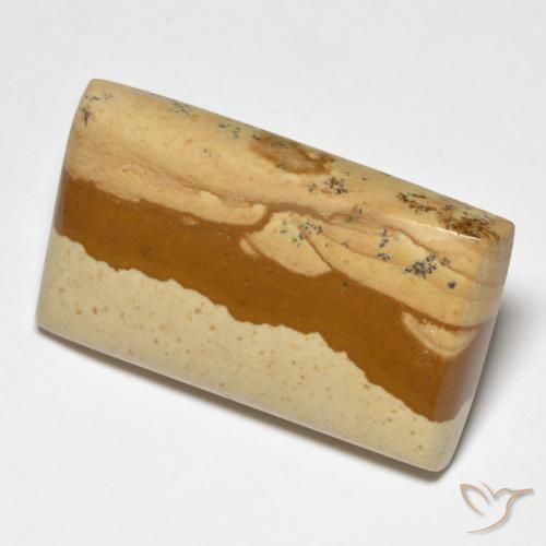 Diaspro Multicolore naturale da 26.46 ct, Taglio a baguette, Opaco