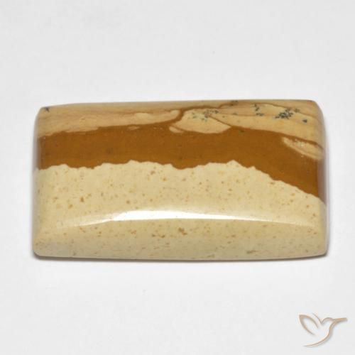 Diaspro Multicolore naturale da 26.46 ct, Taglio a baguette, Opaco