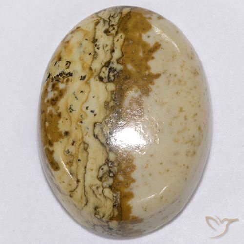 19.96ct Naturale Multicolore Diaspro, Ovale, Opaco