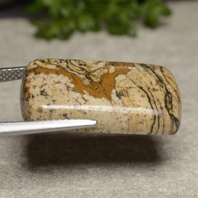 Diaspro naturale multicolore da 13,18 ct, taglio a cuscino, opaco