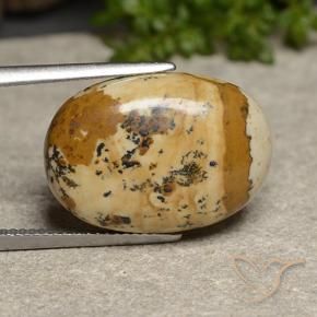 Diaspro Multicolore naturale da 14.50 ct, Ovale, Opaco