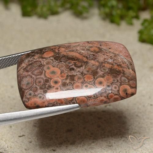Diaspro Multicolore naturale da 31.13 ct, Cuscino, Opaco