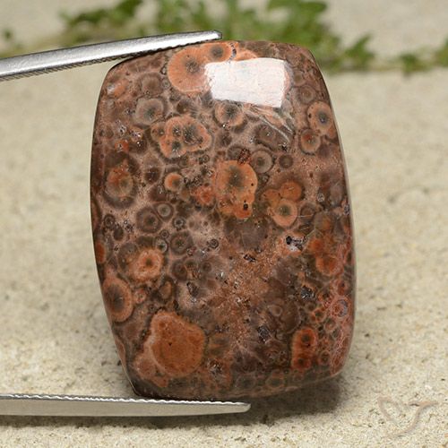 Diaspro Multicolore naturale da 30.35 ct, Cuscino, Opaco