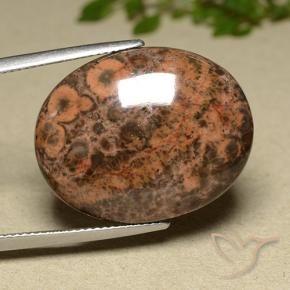 Diaspro Multicolore naturale da 22.97 ct, Ovale, Opaco